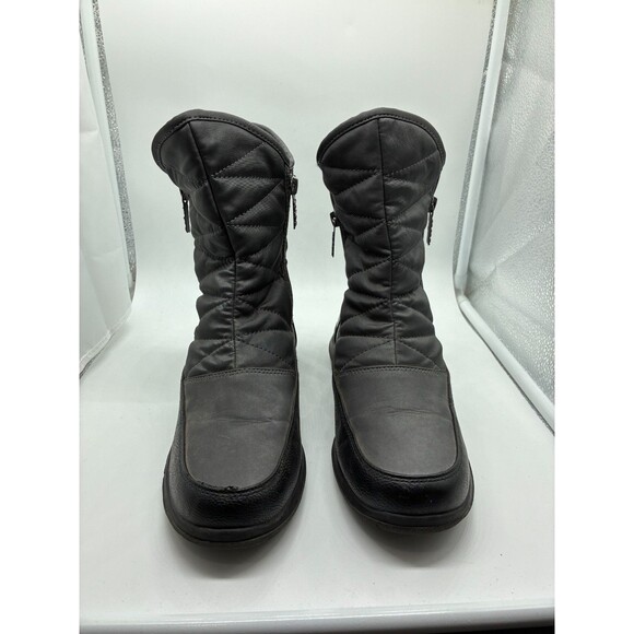 Totes Women's Waterproof Insulated Winter Boots Sz 8 Quilted Anti-Skid Sole - Picture 1 of 8
